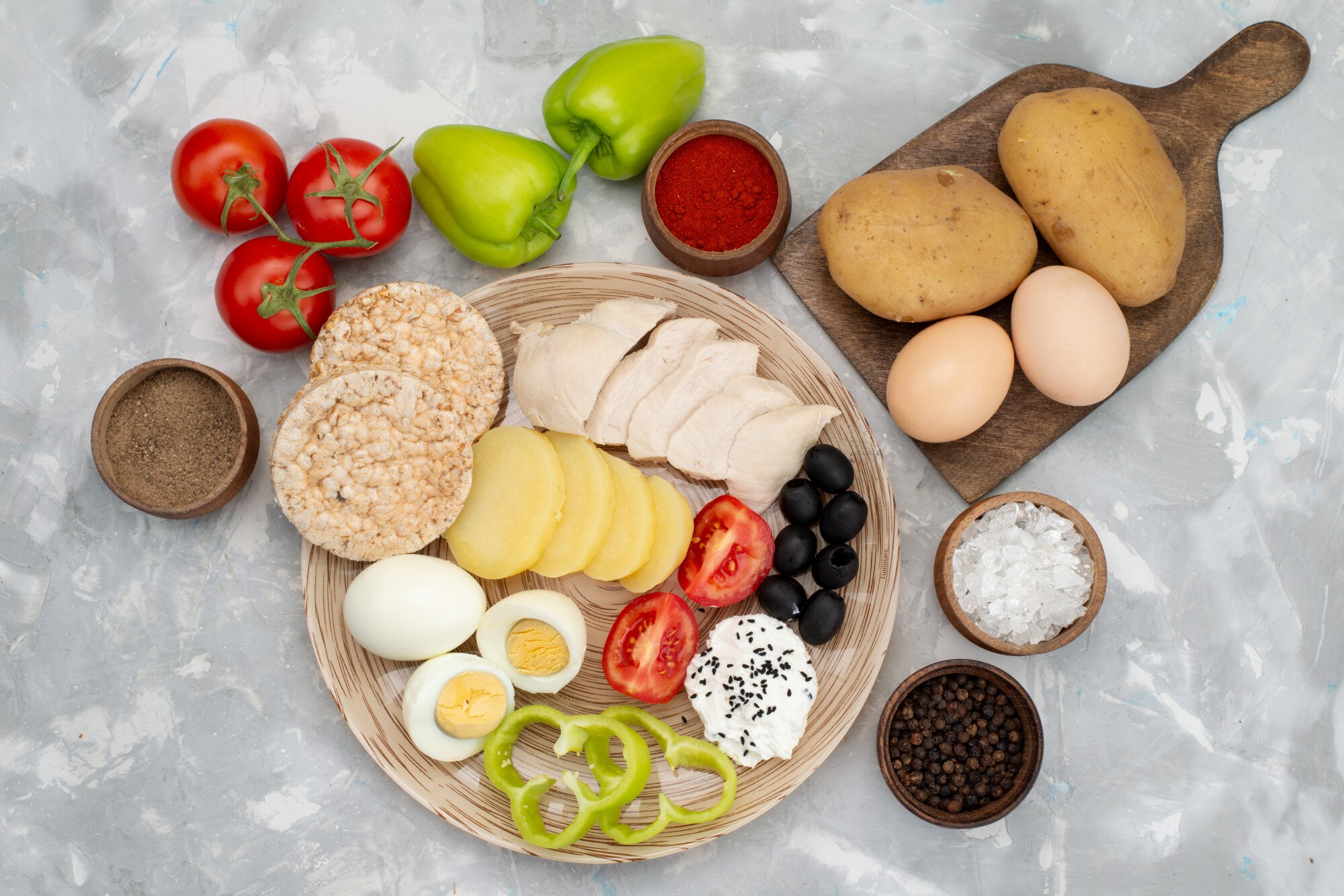Makanan bernutrisi dan sihat
